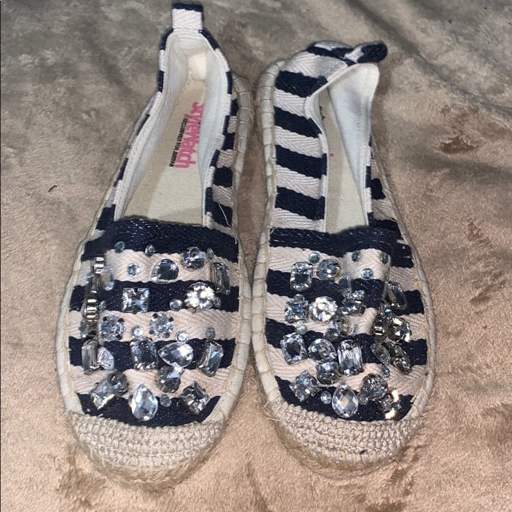 Striped bling espadrilles - Picture 3 of 3
